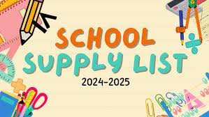  2024 School Supply Lists